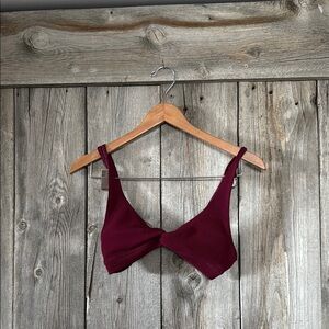 Women's Burgundy Bralette